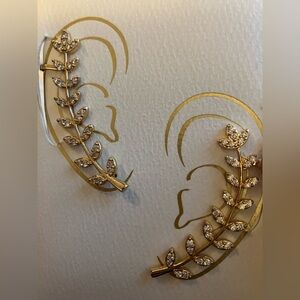 Elegant Gold Leaf Earrings